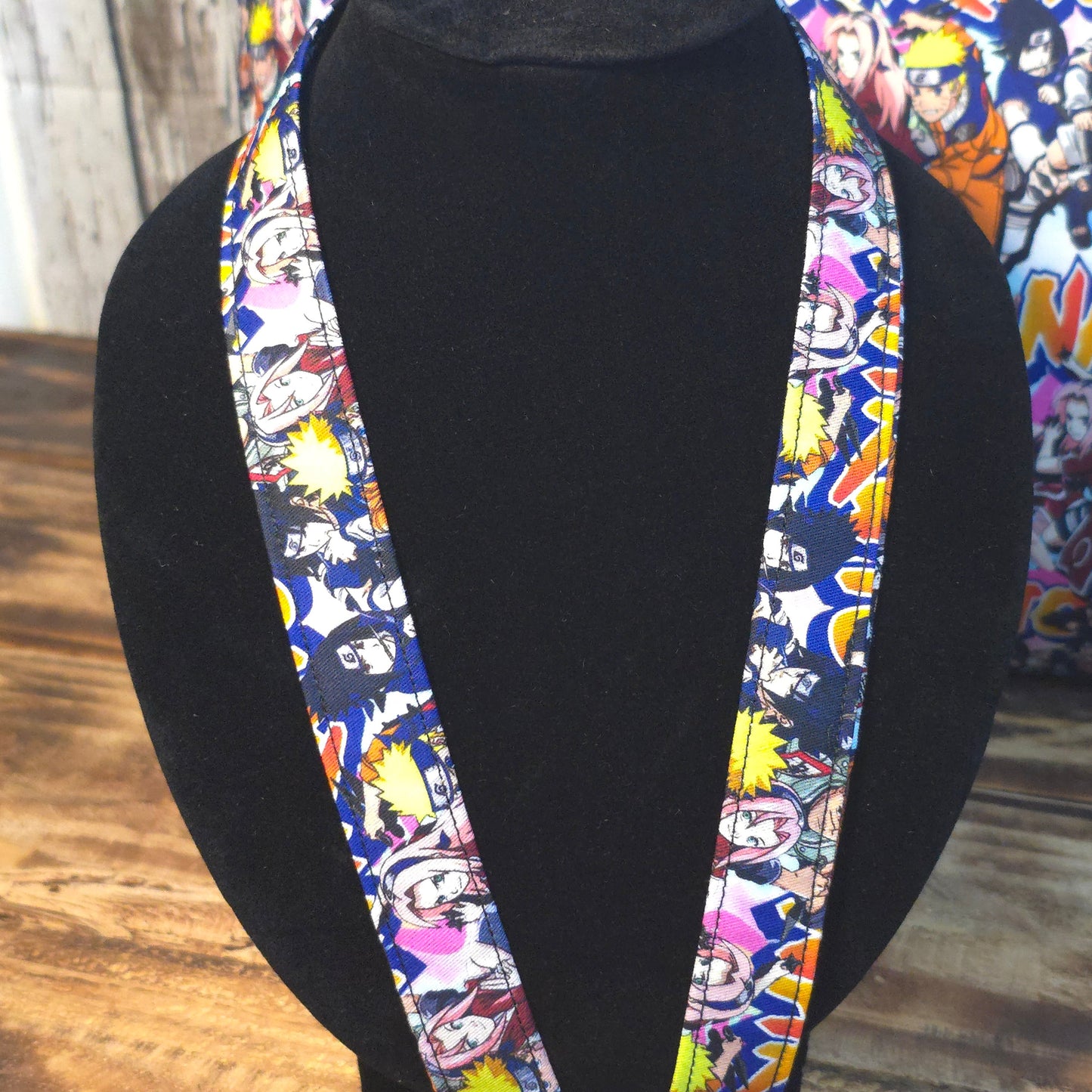 Naruto | Handmade Fabric Lanyard