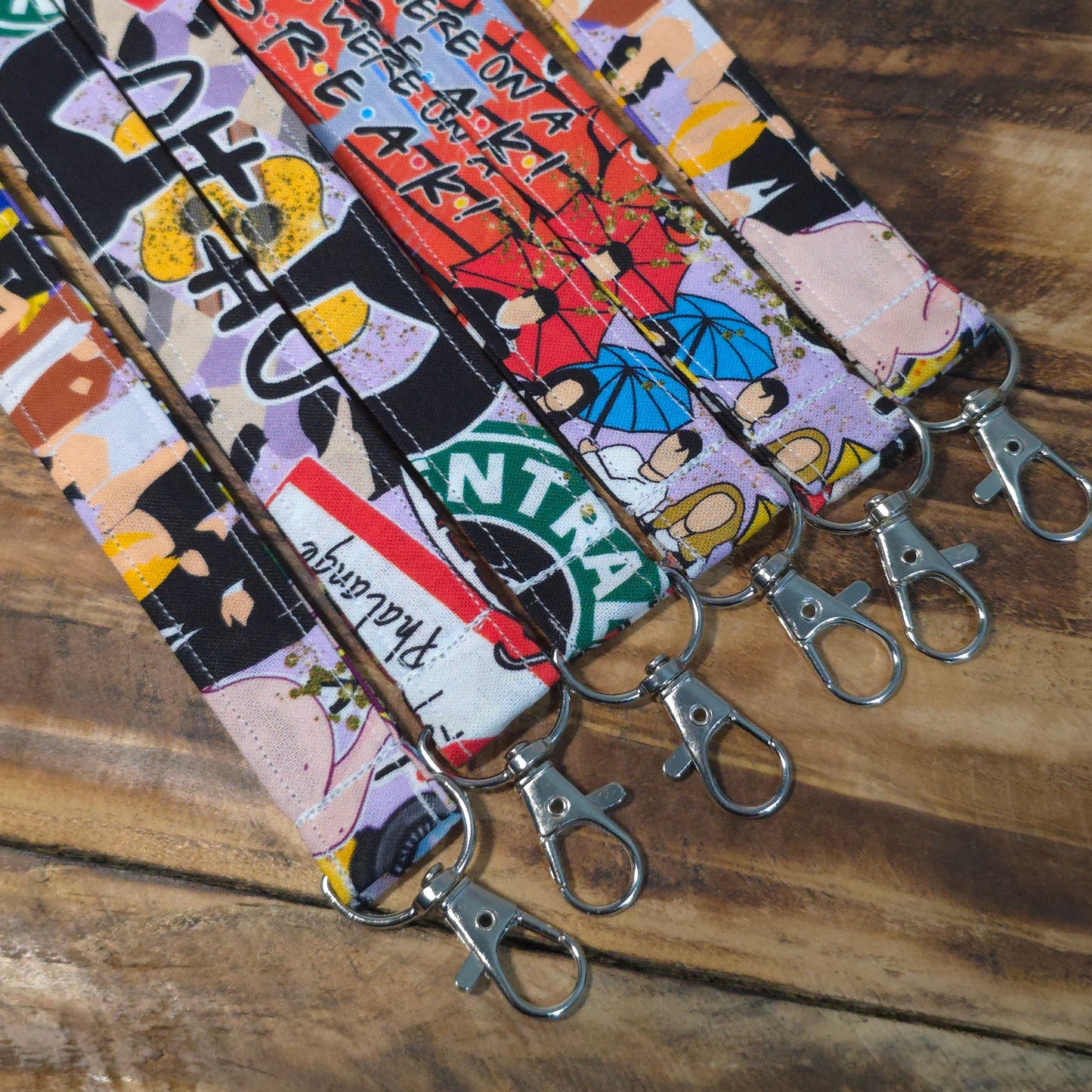 Friends | Handmade Fabric Lanyard