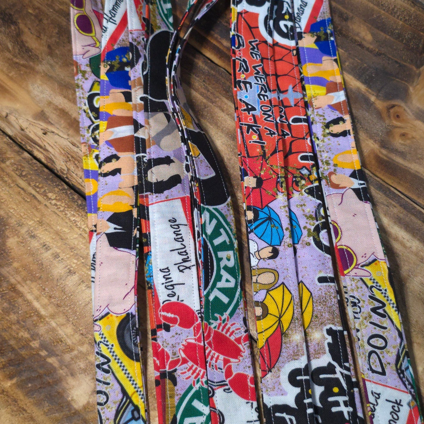 Friends | Handmade Fabric Lanyard