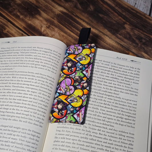Sailor Moon Hearts | Fabric Bookmark