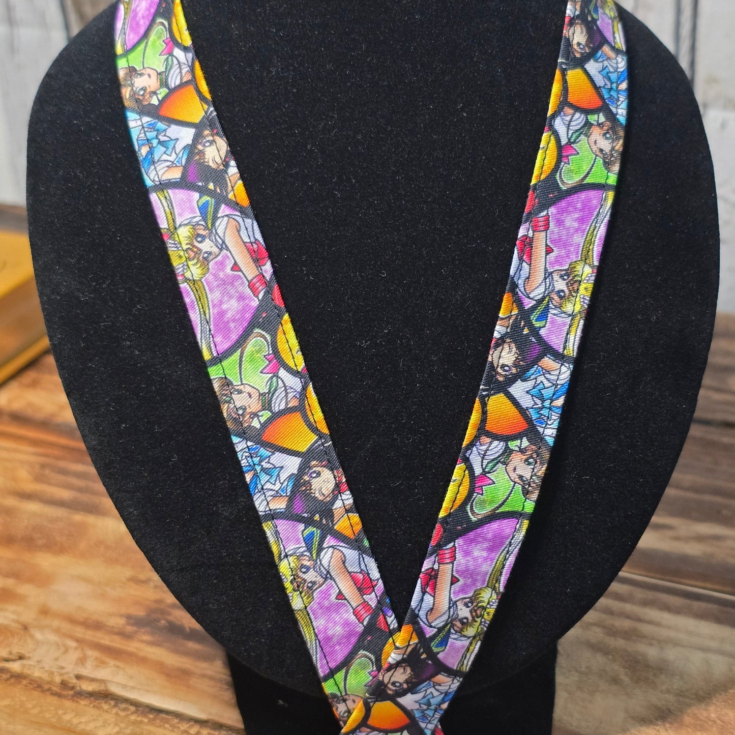 Sailor Moon Hearts | Handmade Fabric Lanyard