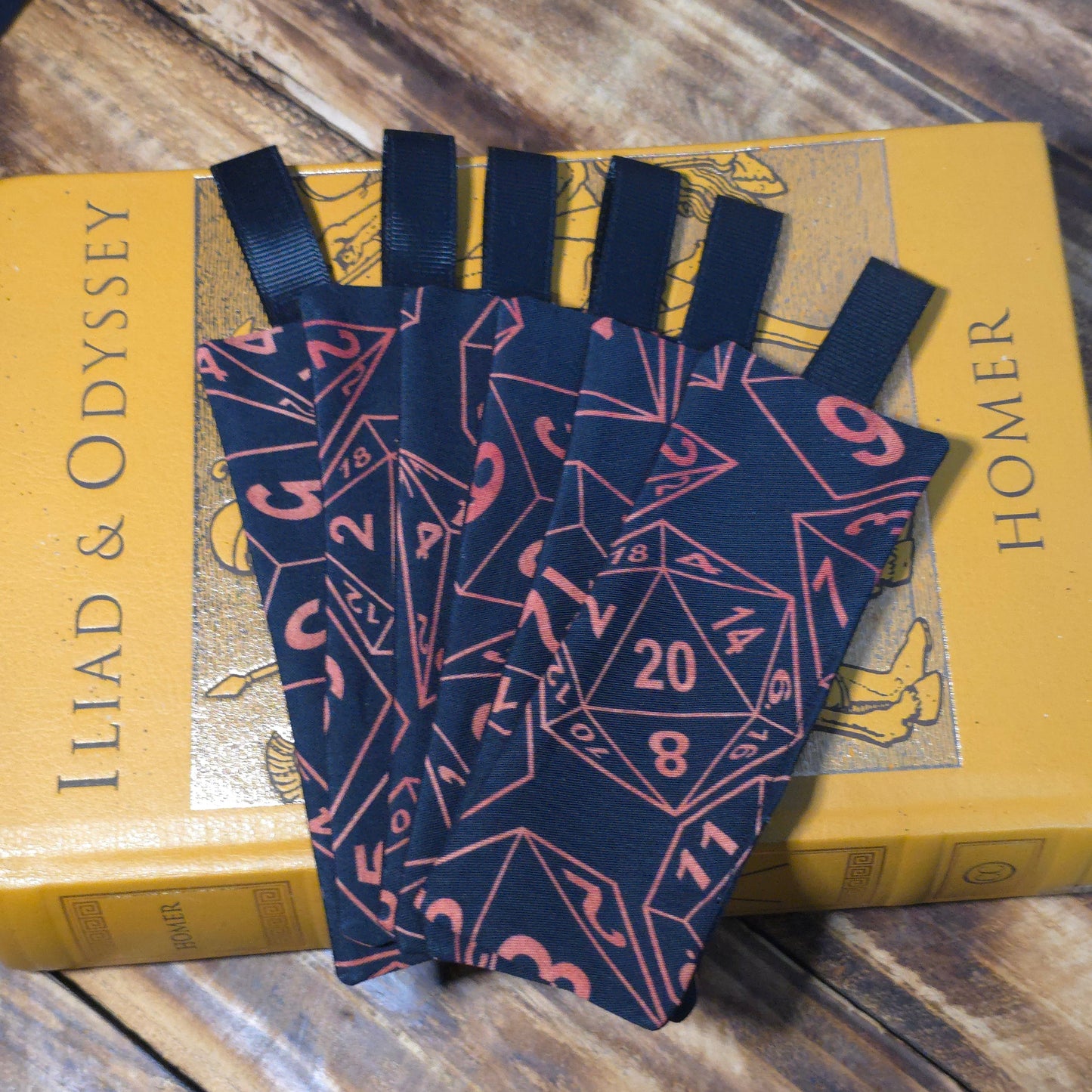 D&D Dice | Fabric Bookmark
