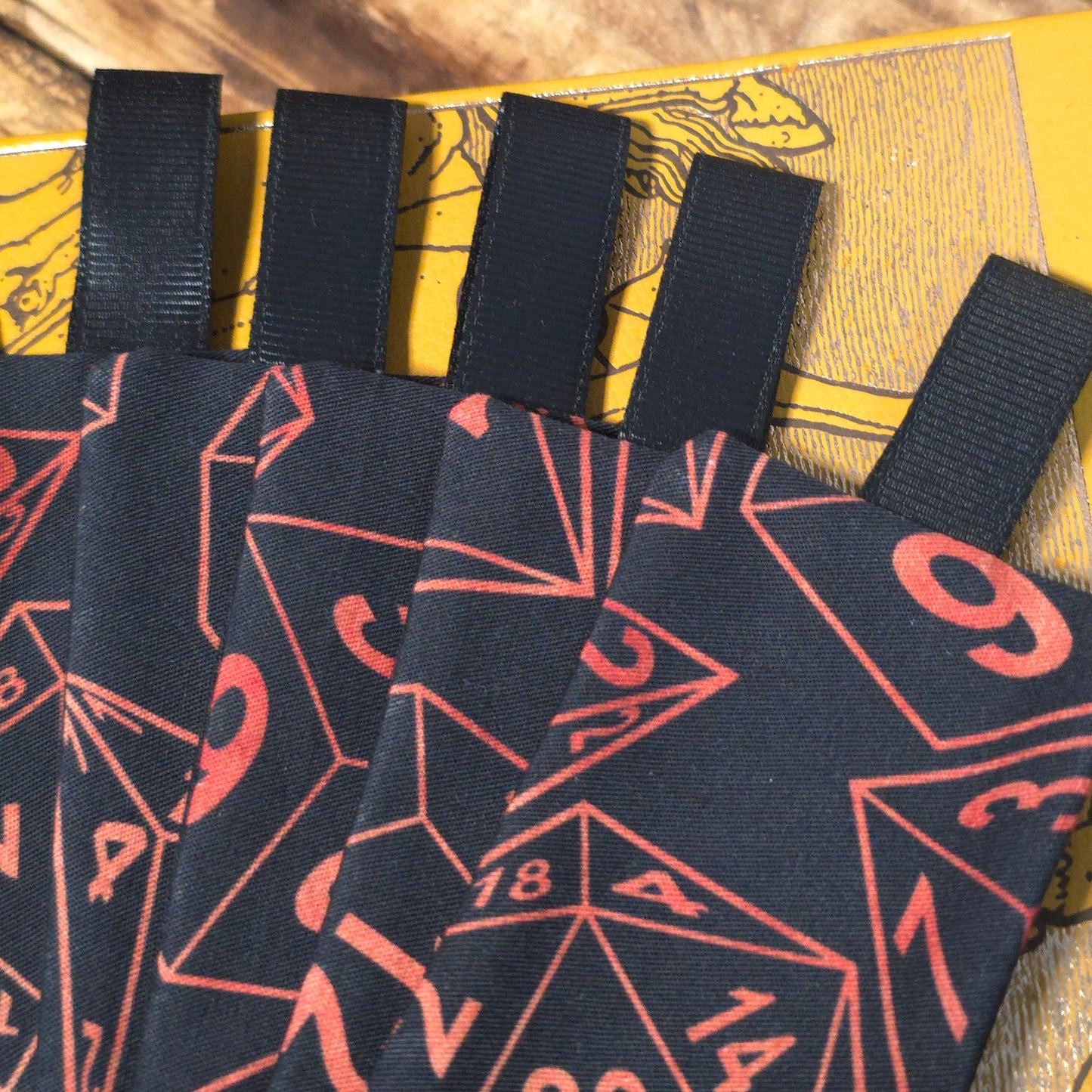 D&D Dice | Fabric Bookmark