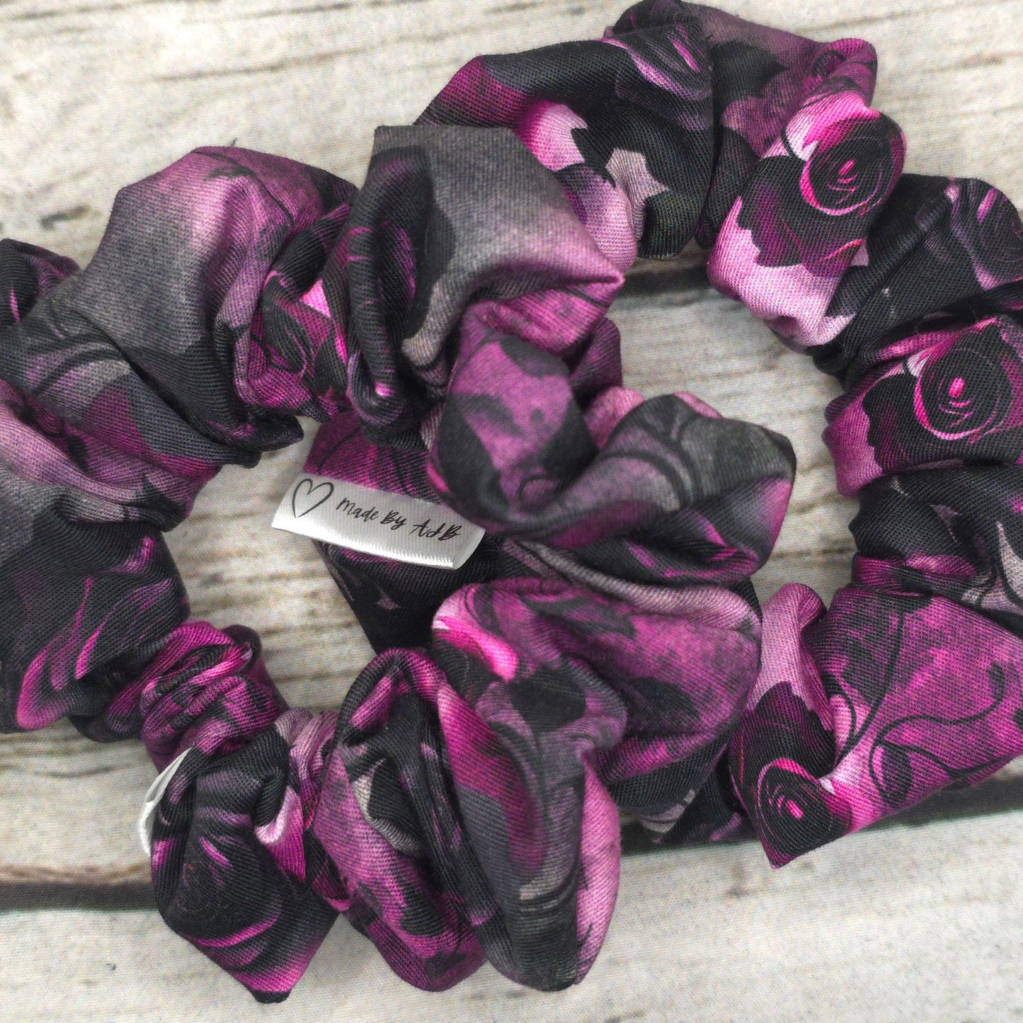 Gothic Roses | Large Luxe Scrunchie