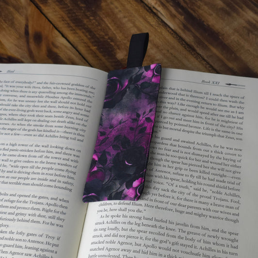 Gothic Roses | Fabric Bookmark