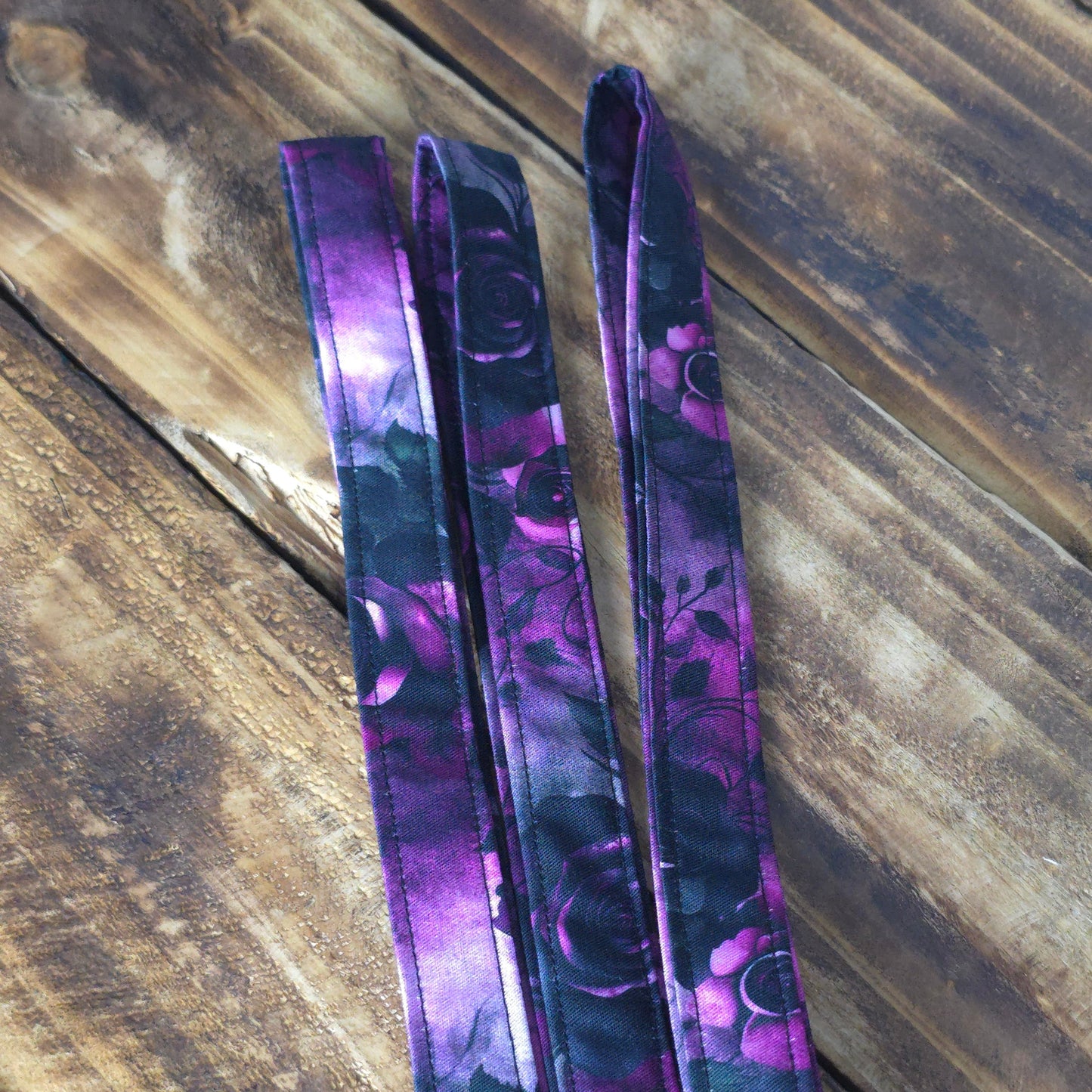 Gothic Roses | Handmade Fabric Lanyard