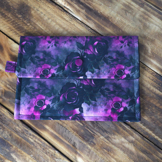 Gothic Roses | Handmade Fabric Wallet / Clutch