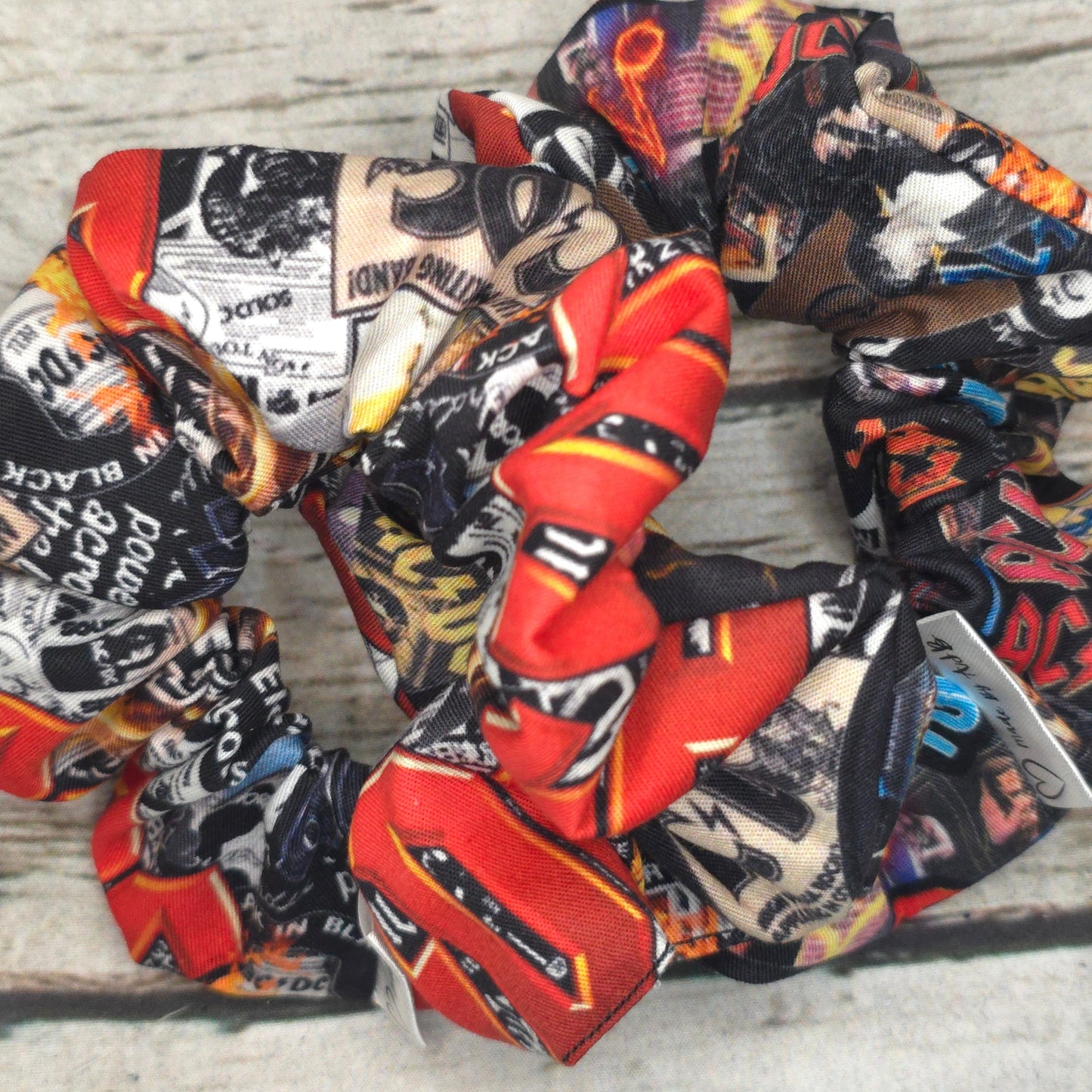 AC/DC | Large Luxe Scrunchie