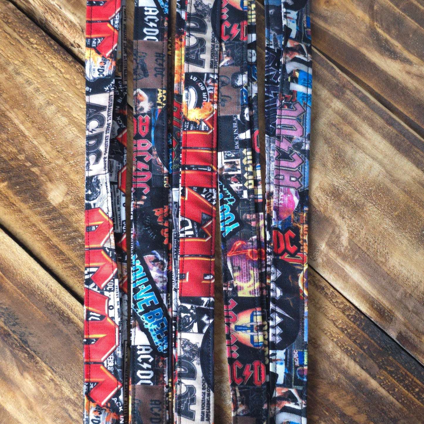 AC/DC | Handmade Fabric Lanyard