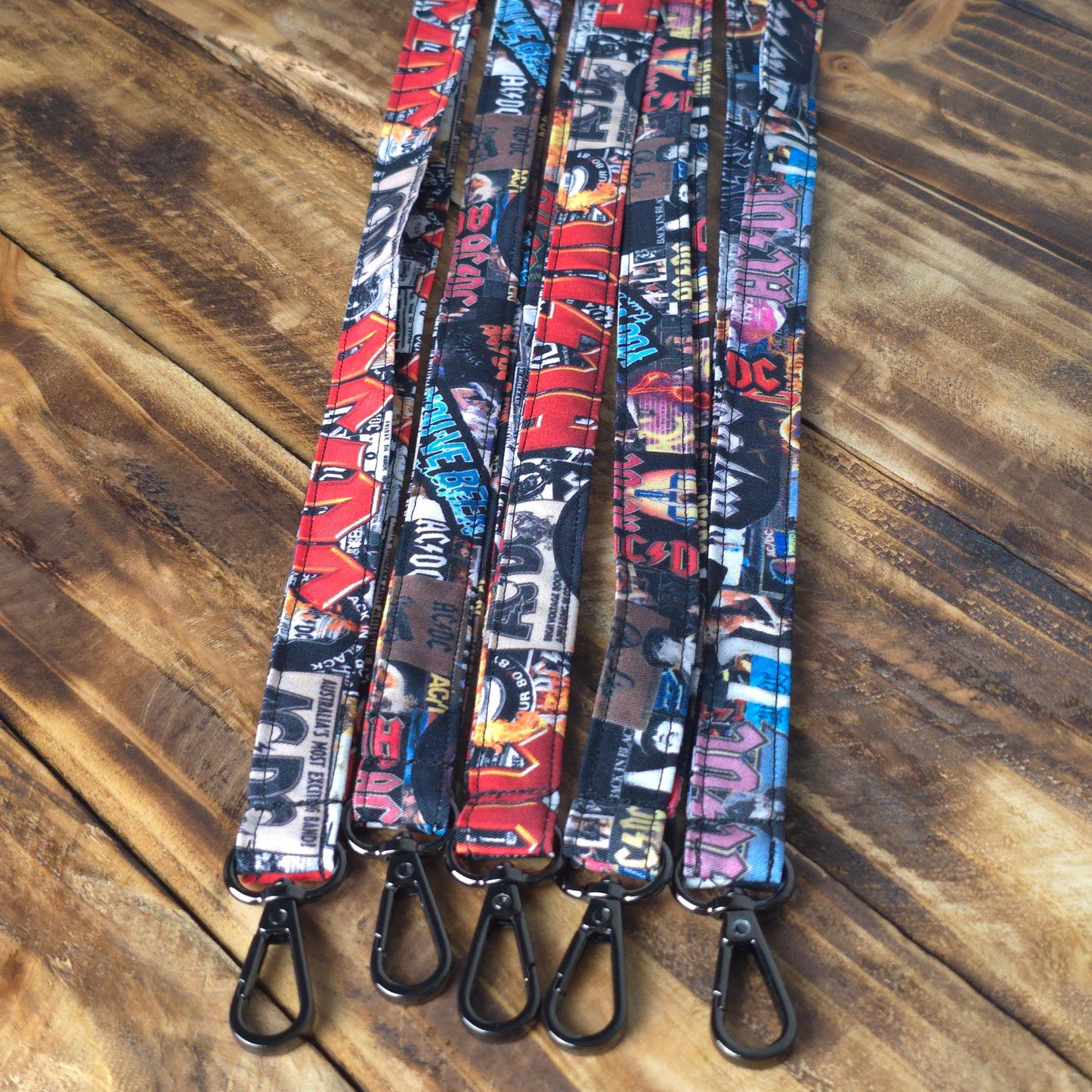 AC/DC | Handmade Fabric Lanyard