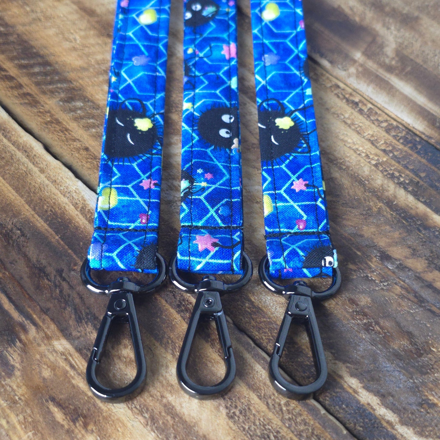 Soot Sprite | Handmade Fabric Lanyard