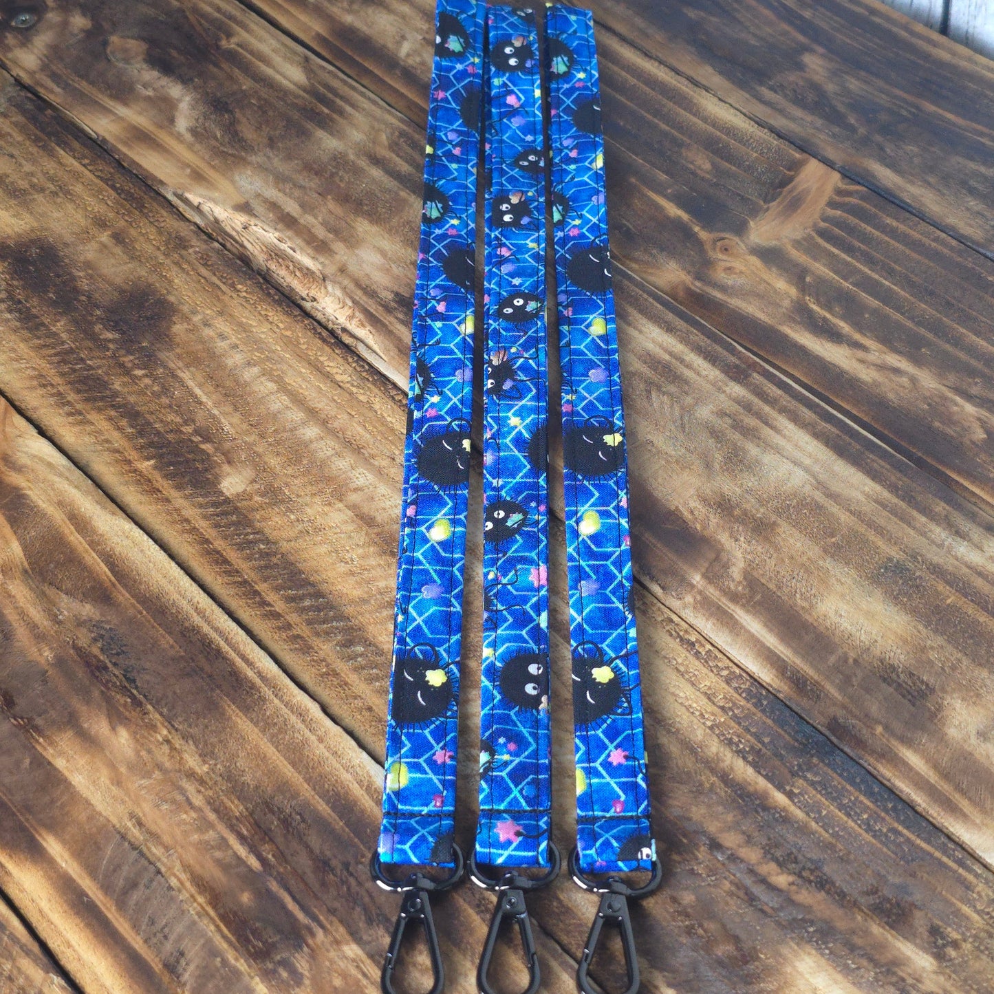 Soot Sprite | Handmade Fabric Lanyard