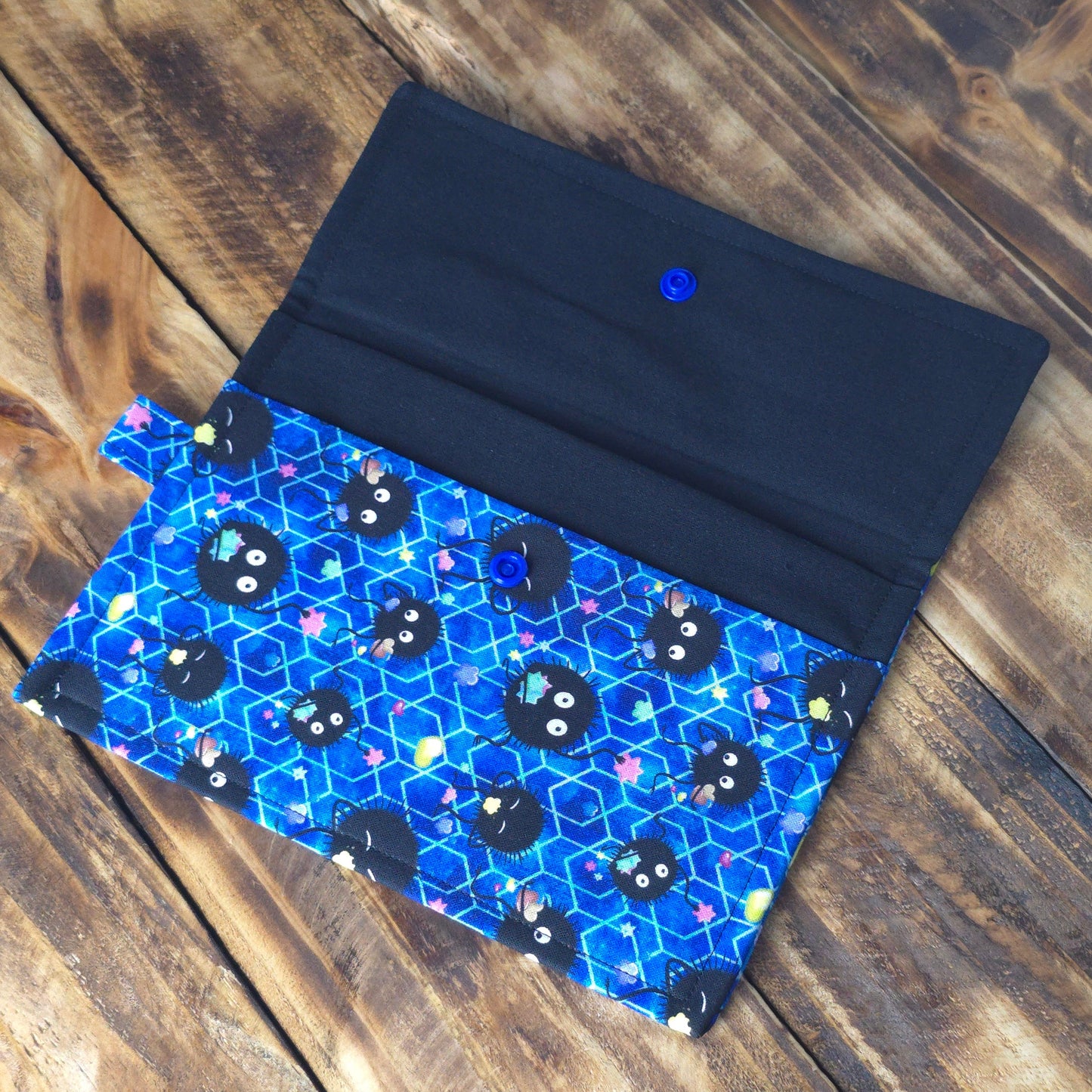 Soot Sprite | Handmade Fabric Wallet/Clutch