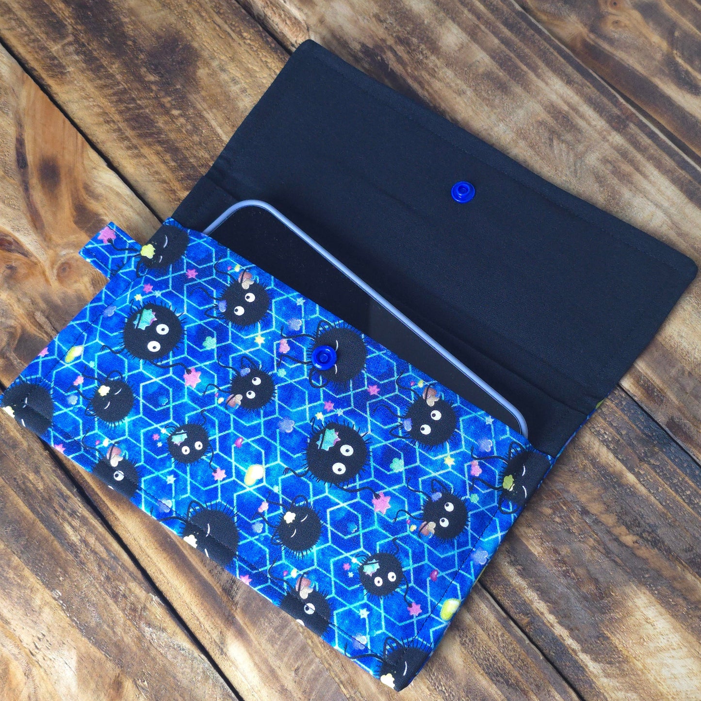 Soot Sprite | Handmade Fabric Wallet/Clutch
