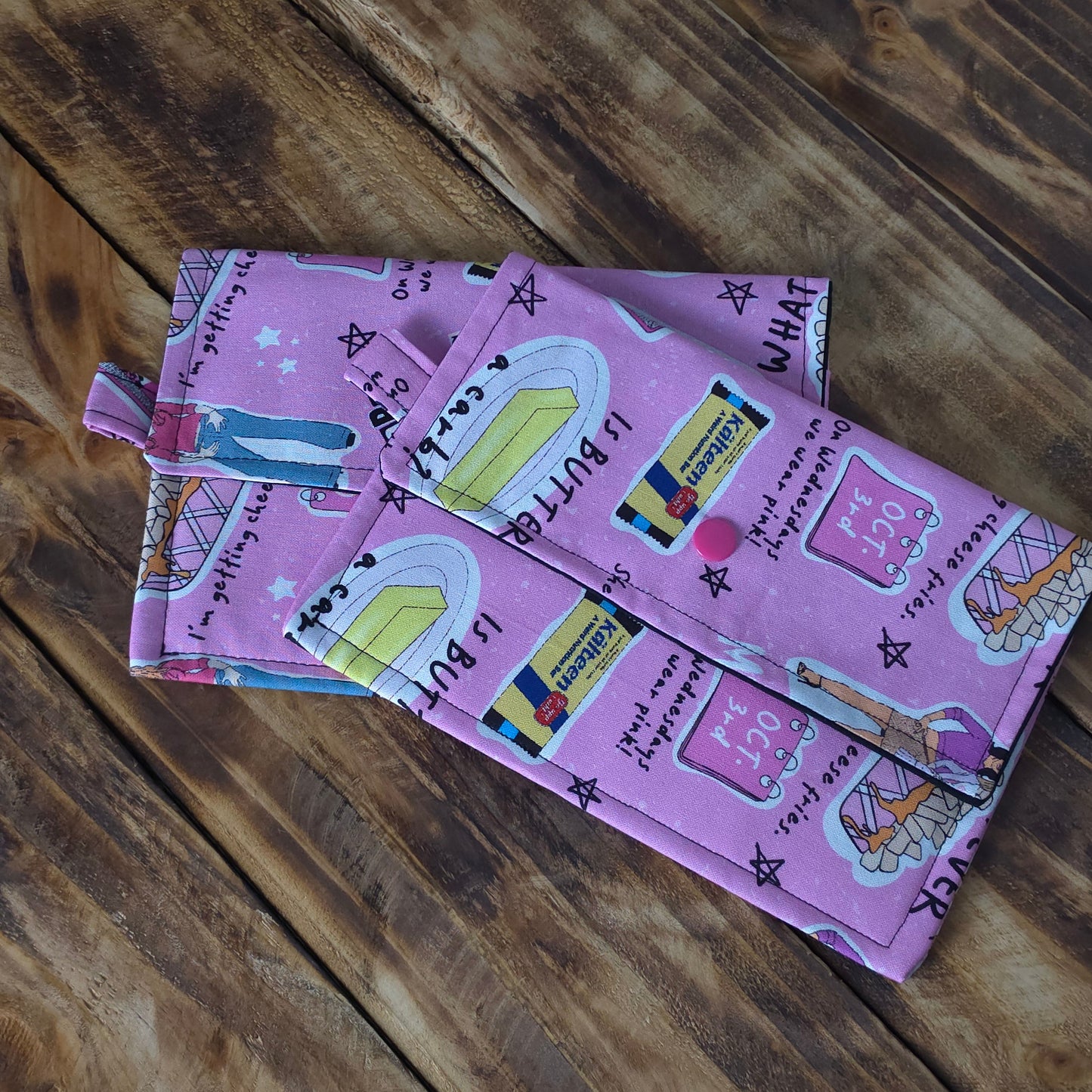 Mean Girls | Handmade Fabric Wallet/Clutch