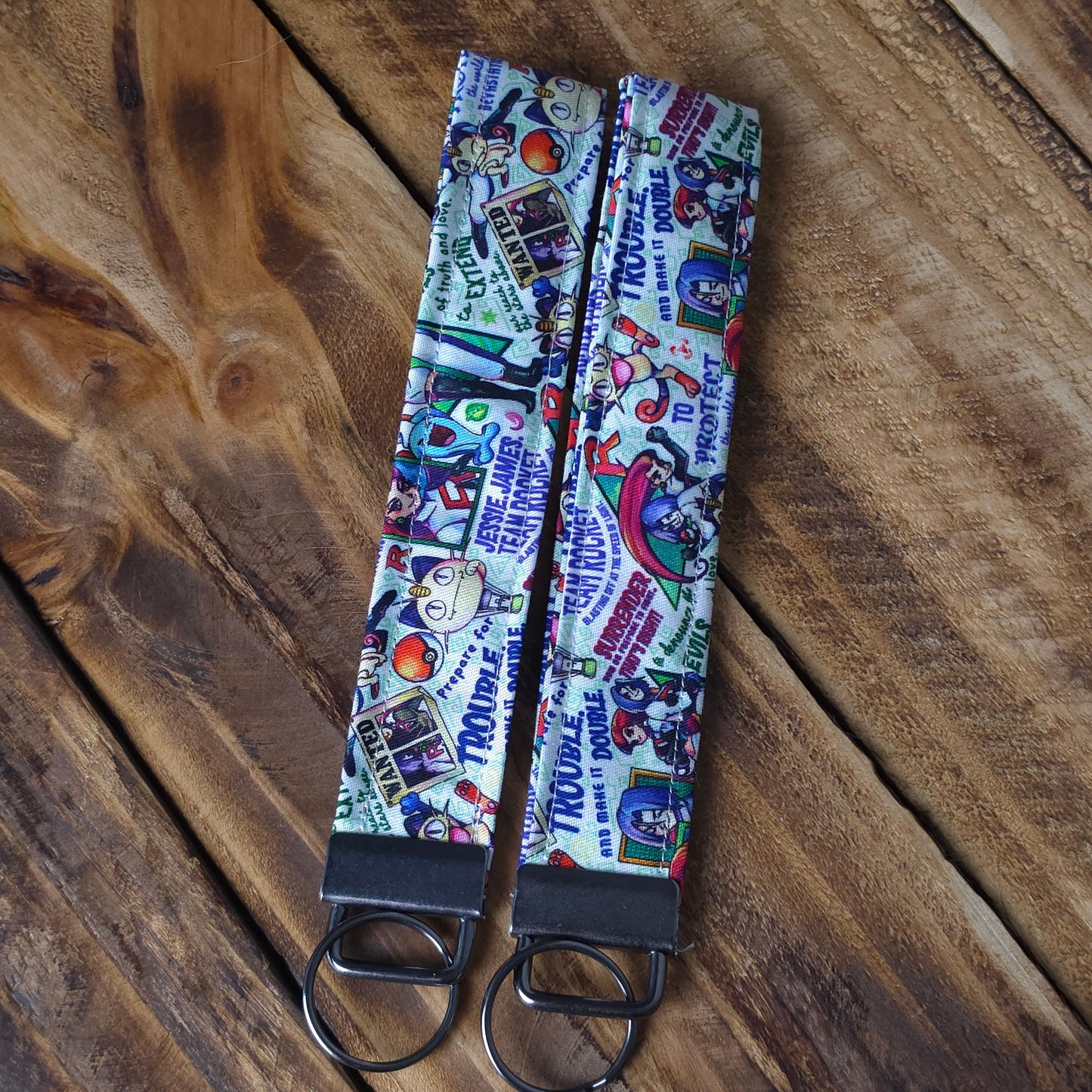 Team Rocket | Fabric Wristlet Keychain