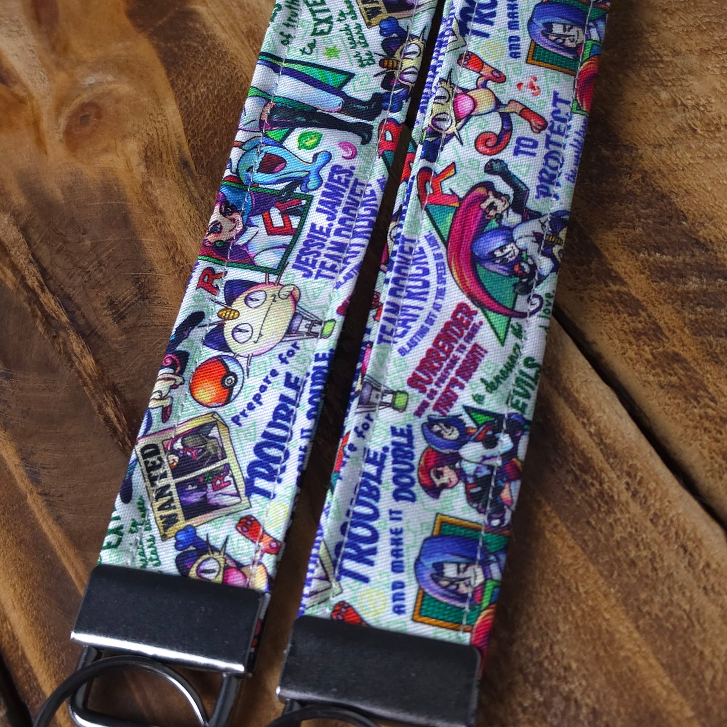 Team Rocket | Fabric Wristlet Keychain