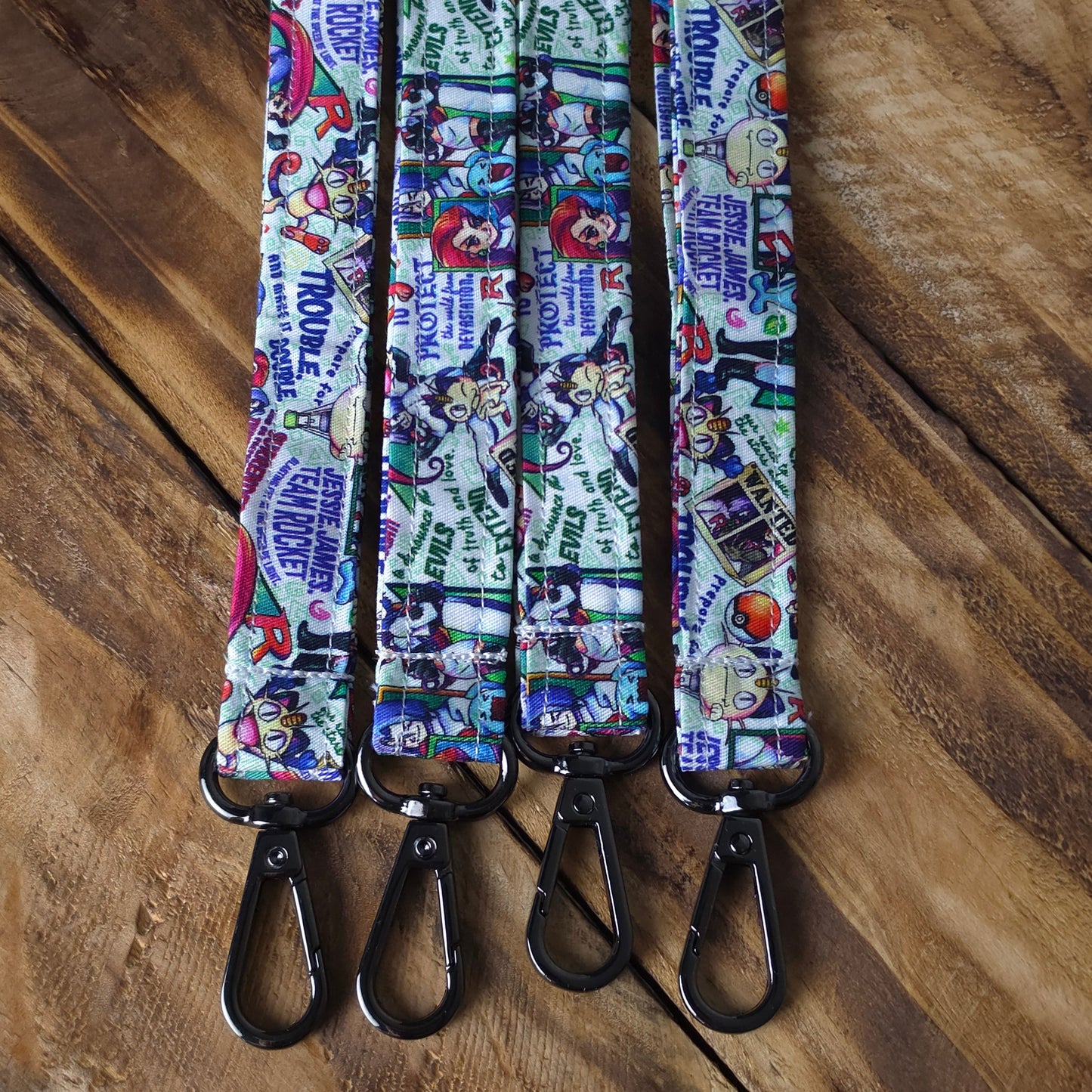 Team Rocket | Handmade Fabric Lanyard