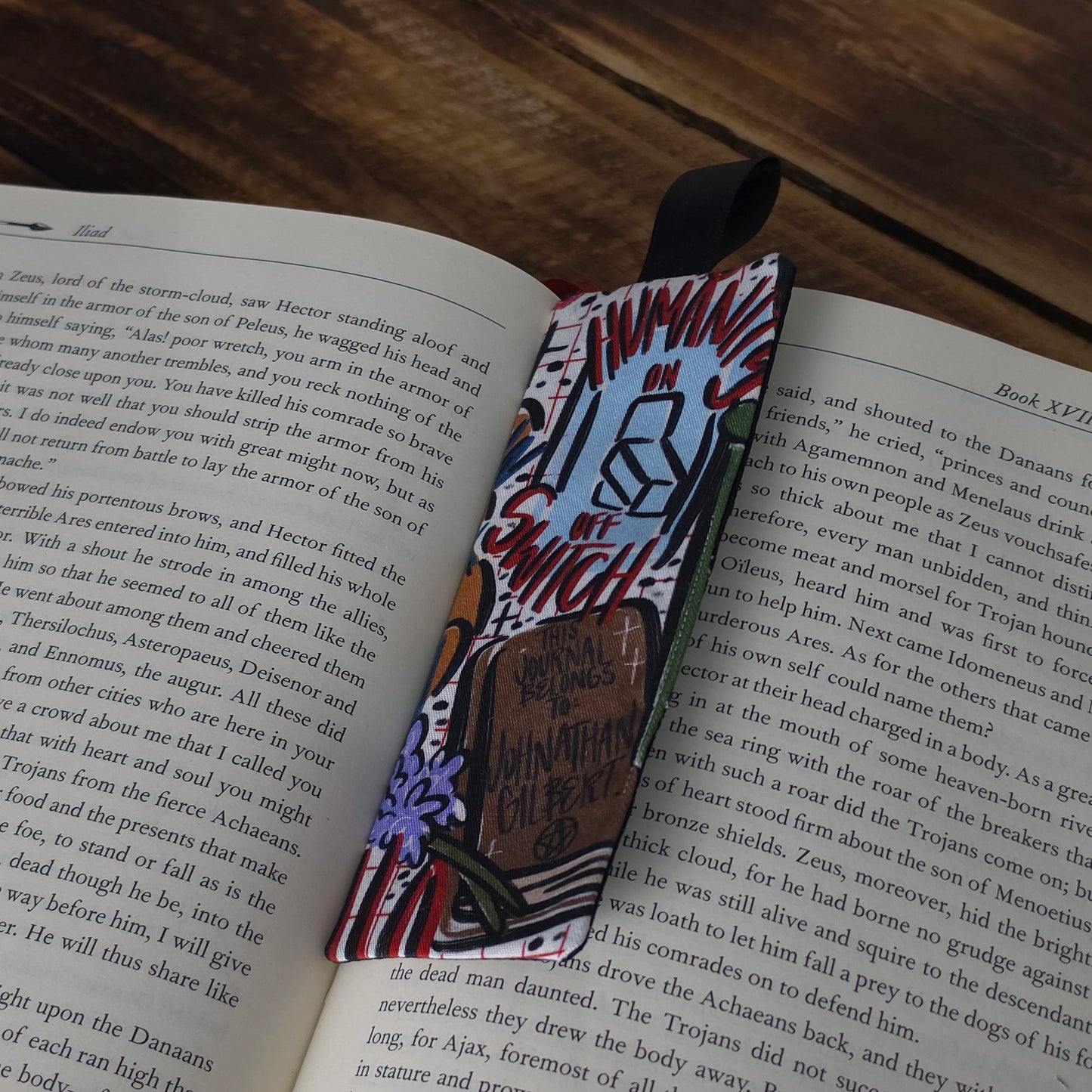 Mystic Falls | Fabric Bookmark