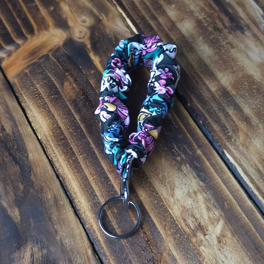 Blink 182 Floral | Scrunchie Wristlet