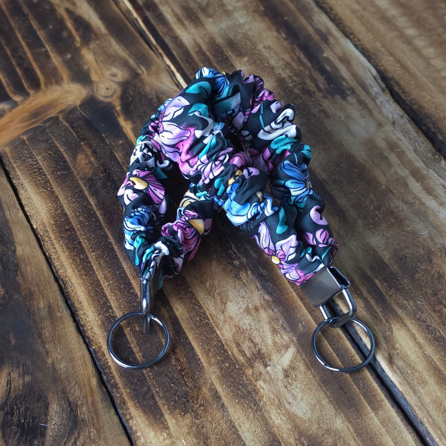 Blink 182 Floral | Scrunchie Wristlet