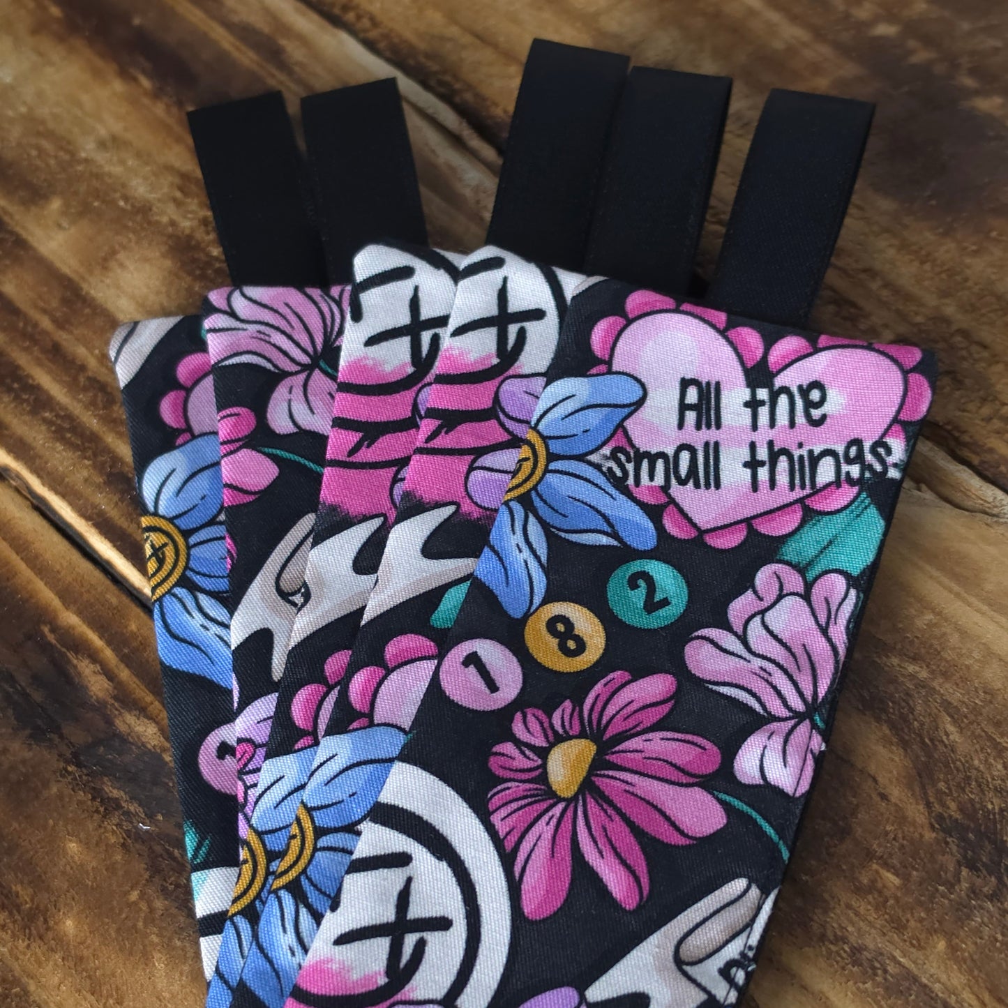Blink 182 Floral | Fabric Bookmark