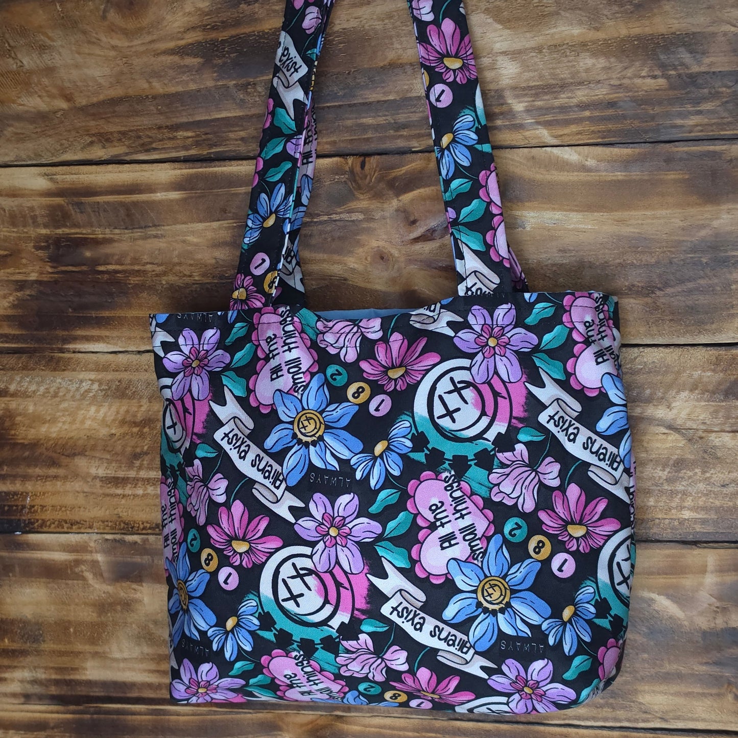 Blink 182 Floral | Small Tote Bag