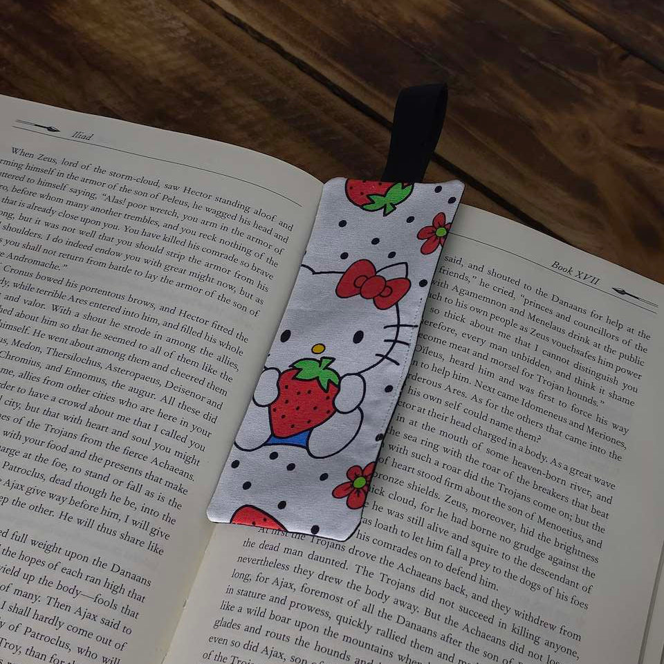 Hello Kitty | Fabric Bookmark