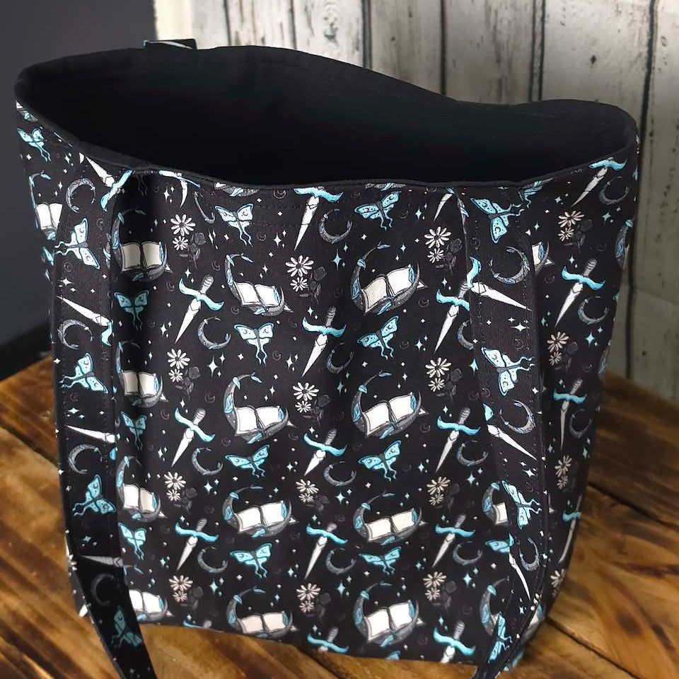 Books and Daggers | Medium Tote Bag