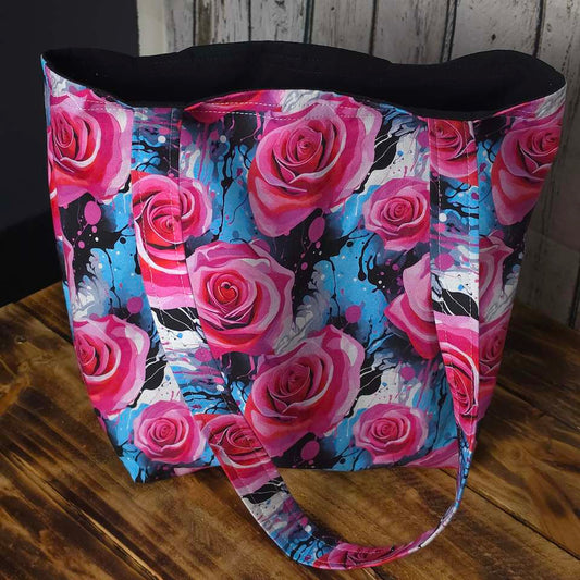 Midnight Roses | Medium Tote Bag