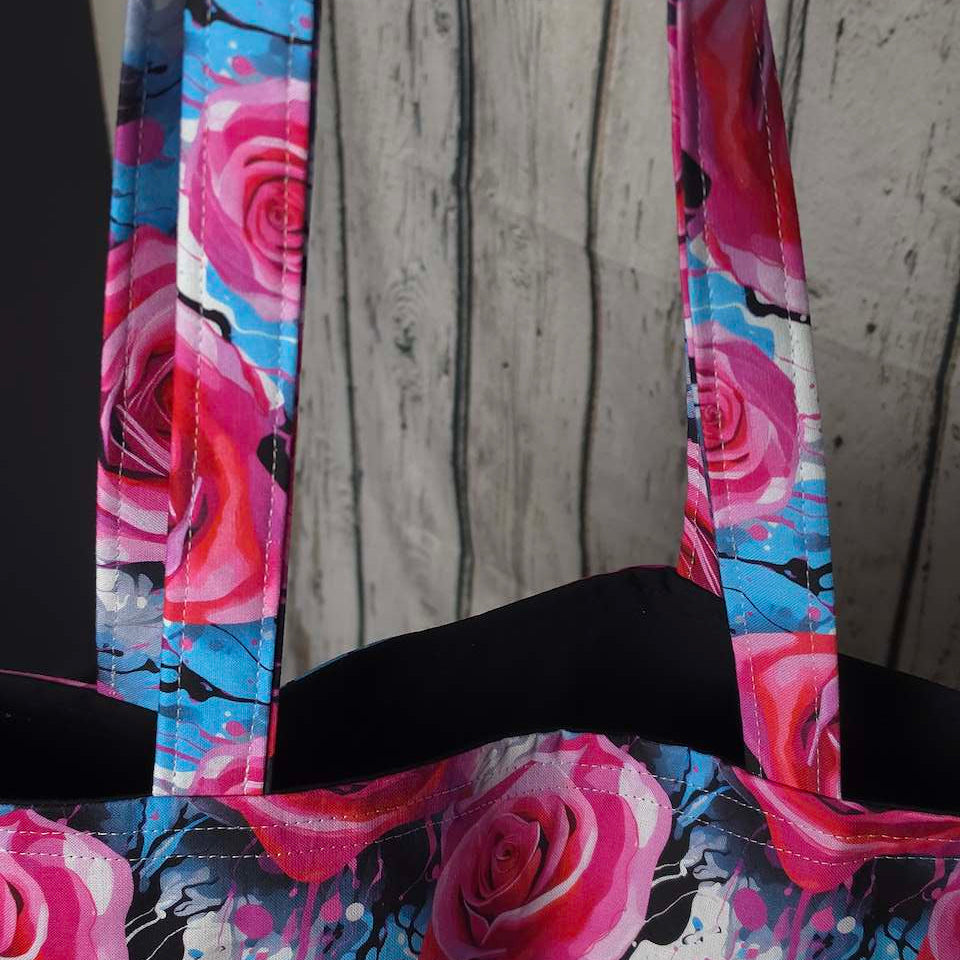 Midnight Roses | Medium Tote Bag