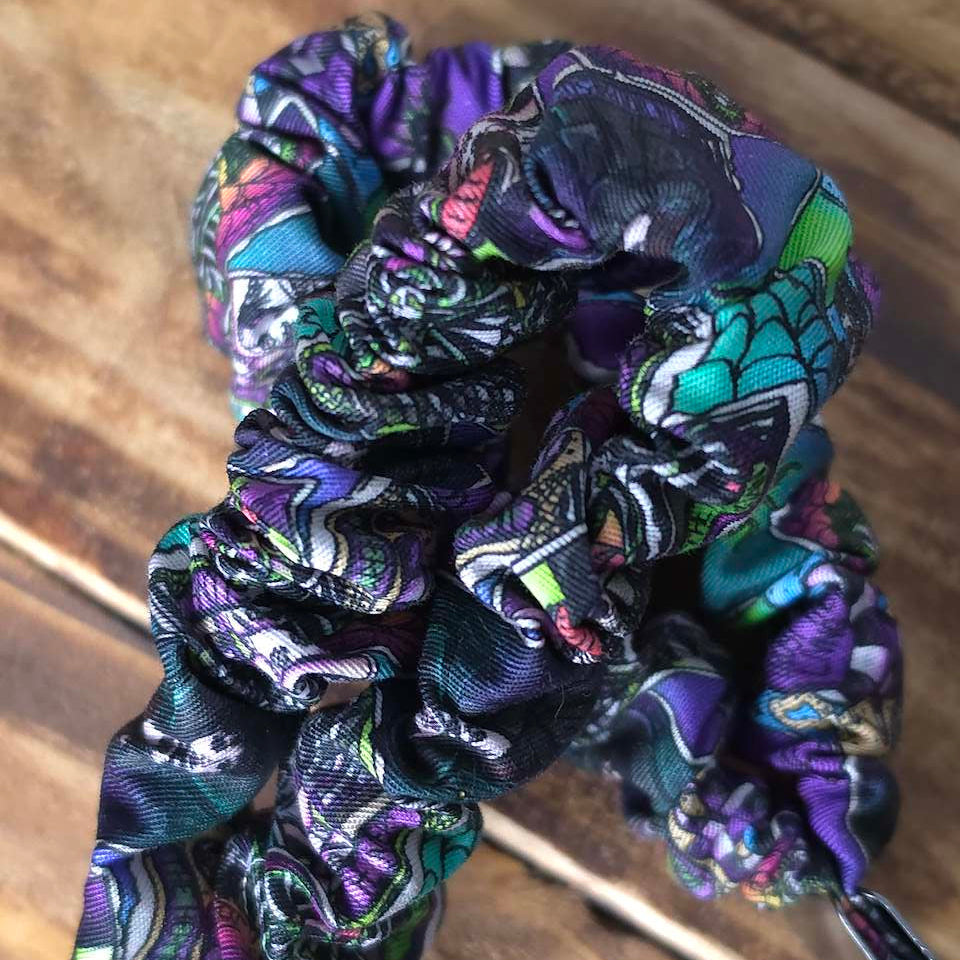 Beetlejuice | Scrunchie Wristlet