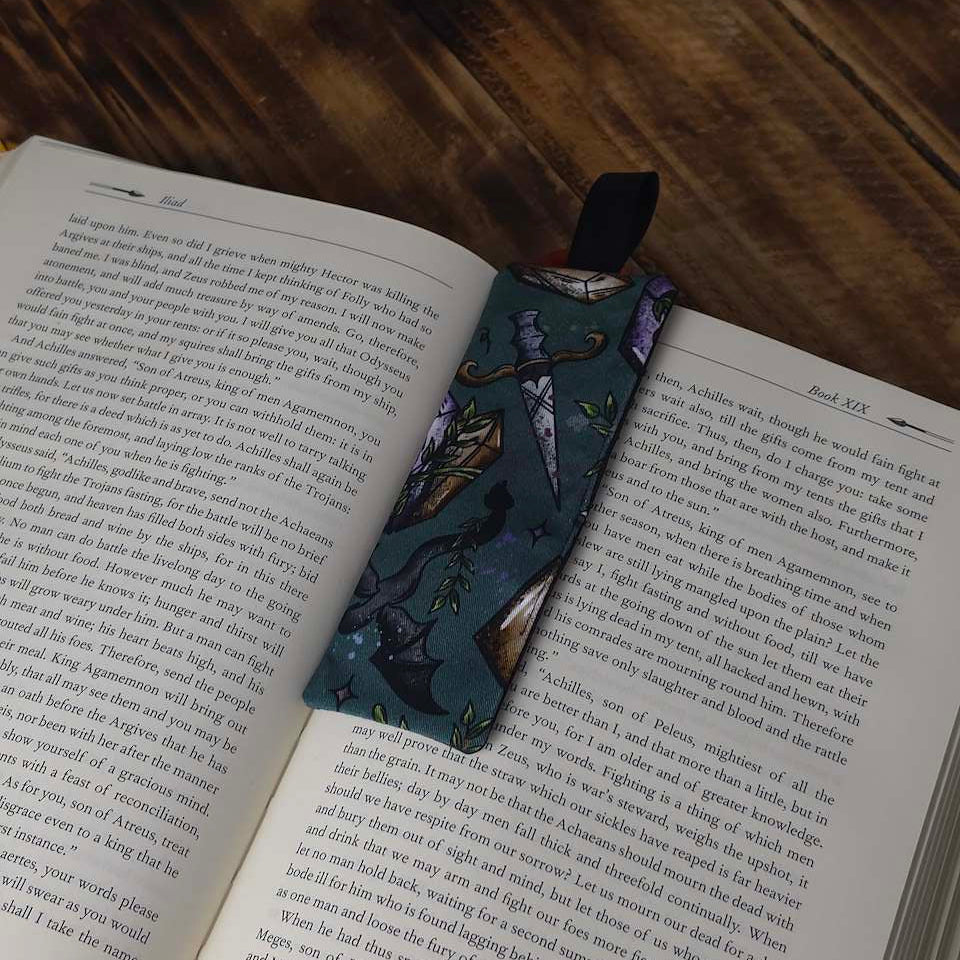 Enchanted Pages | Fabric Bookmark