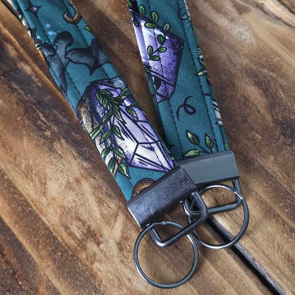 Enchanted Pages | Wristlet Keychain