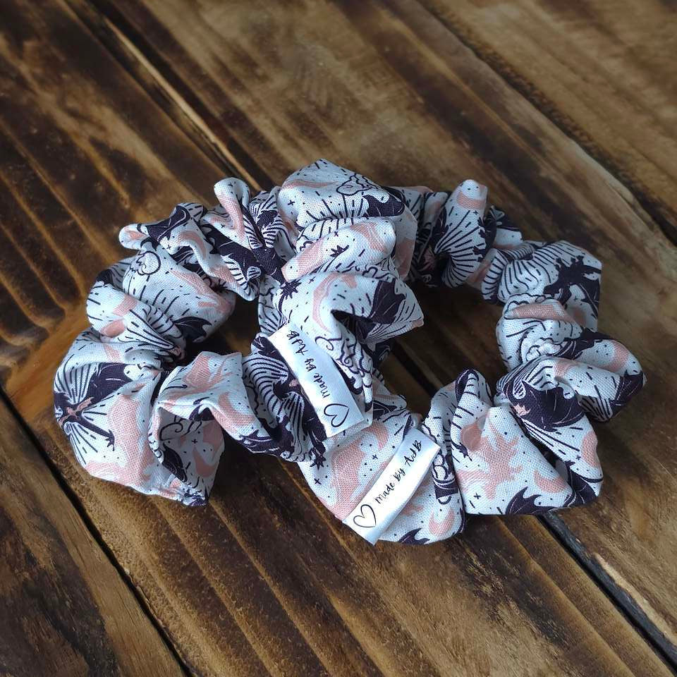 Two Dragons | Large Luxe Scrunchie