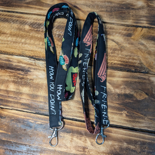 Friends Handmade Fabric Lanyard